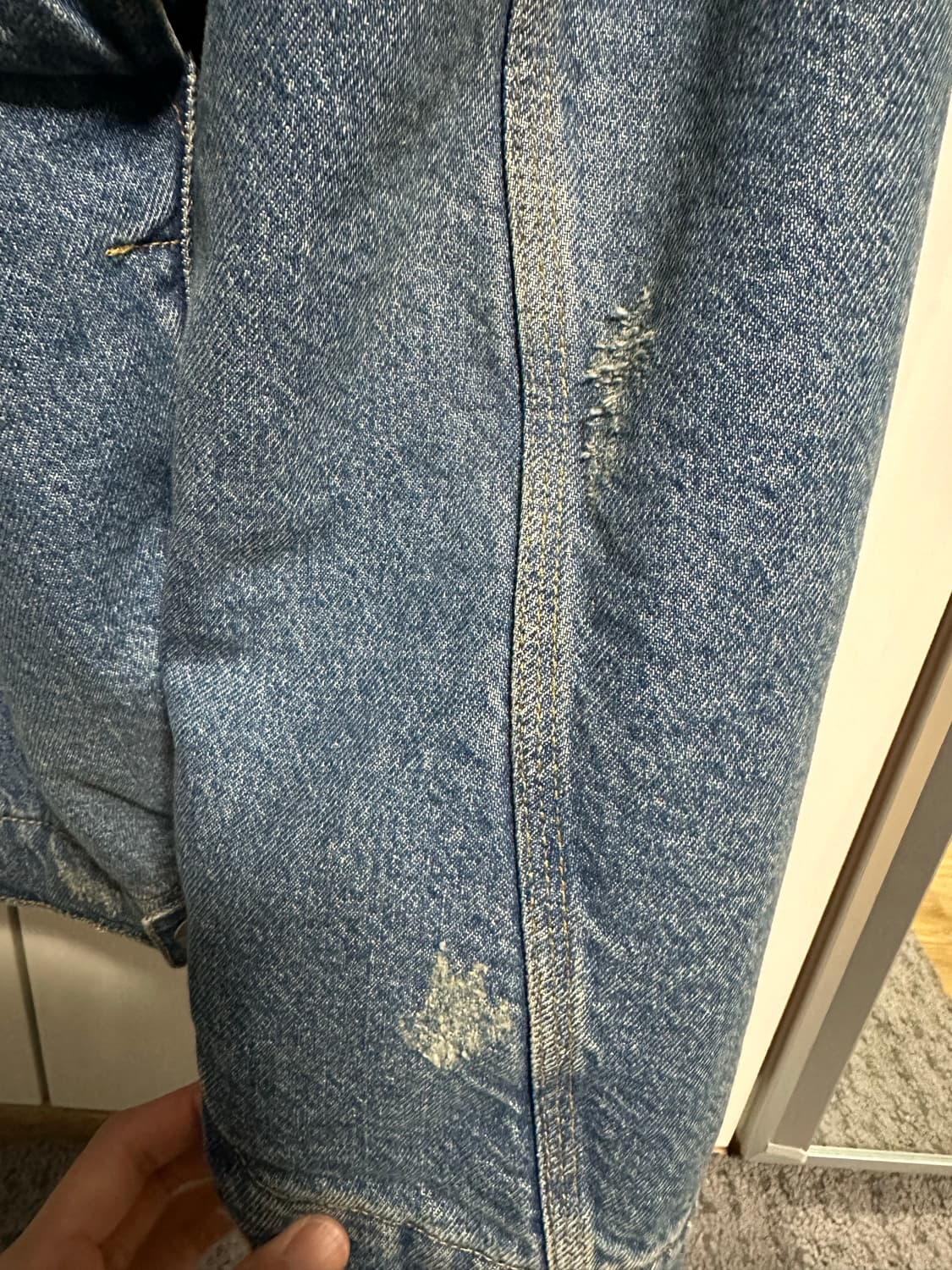 (S) 칼하트 WIP OG 디트로이트 자켓 블루 그라인드 워시 상품이미지7