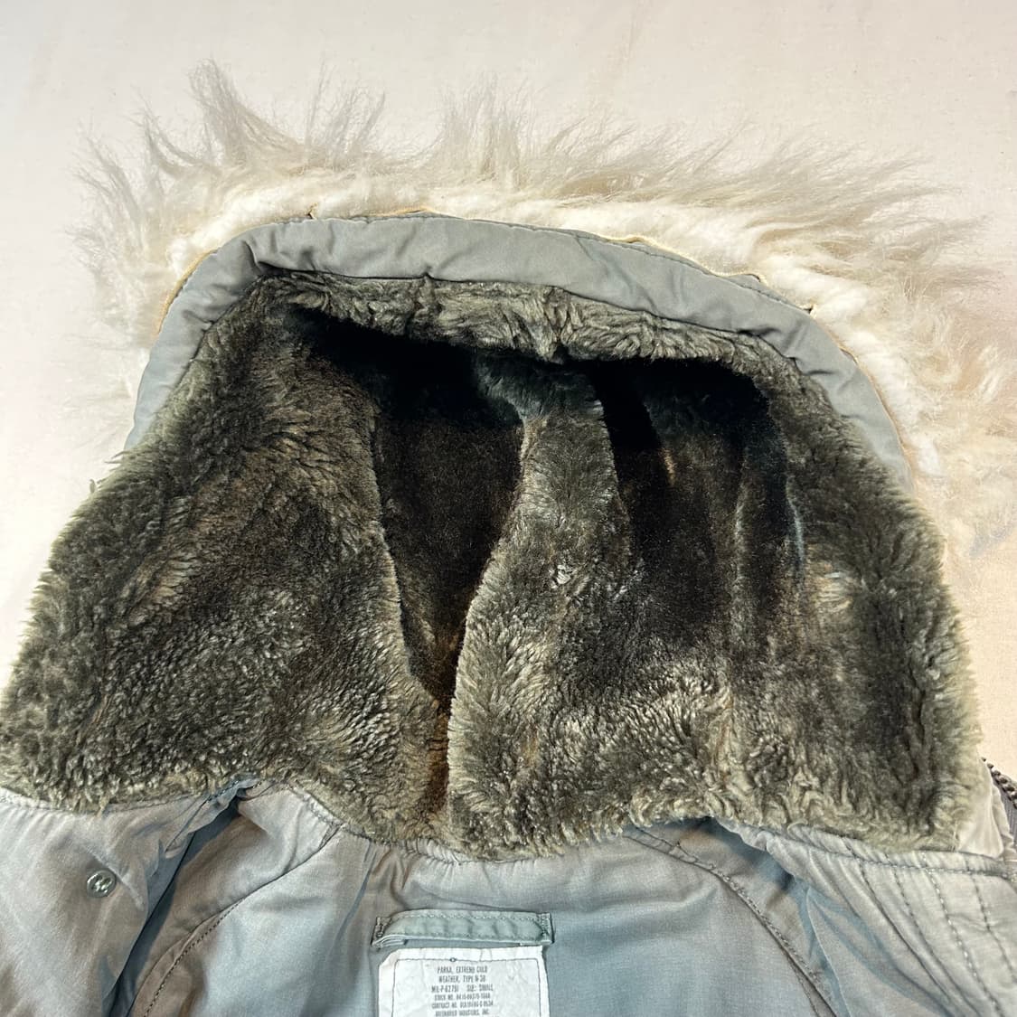 S) 미군 오리지널 N3B 80s 콜드 파카 상품이미지8