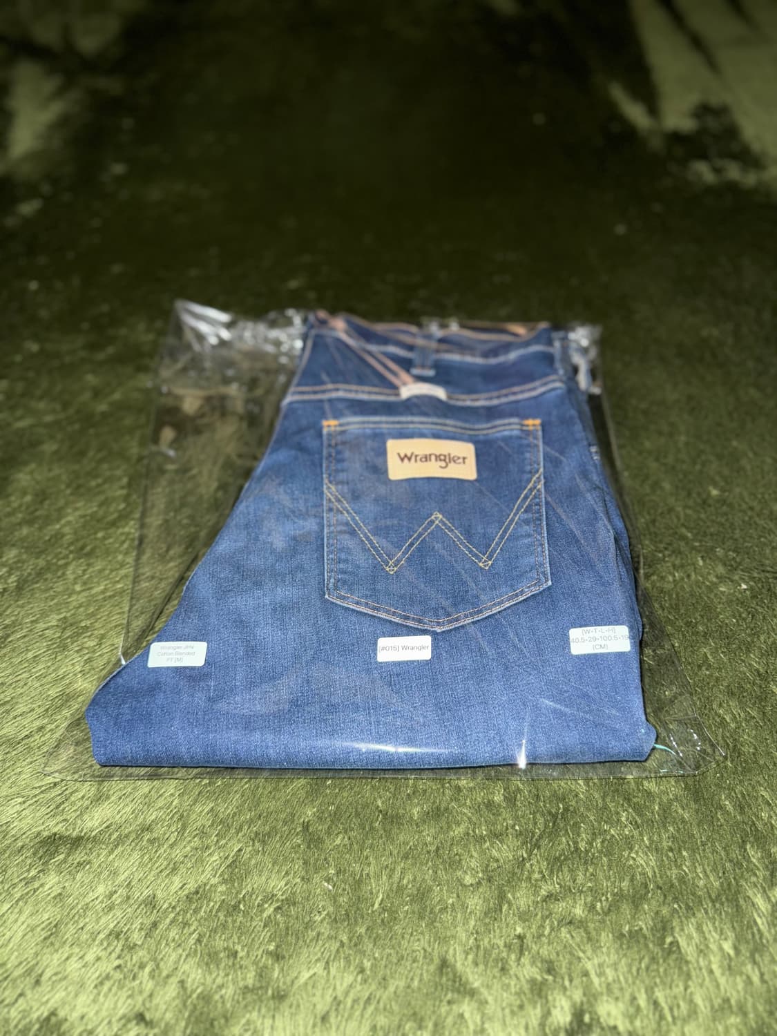 [M] Wrangler 랭글러 재팬 코튼 블렌디드 팬츠 인디고 상품이미지9