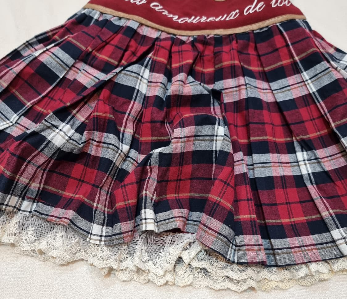 리즈리사(Liz Lisa) 체크 레이어 프릴 스커트 상품이미지2