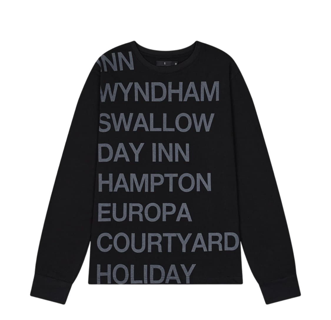 Safarispot Highway Inn LS T-Shirt Black  상품이미지1