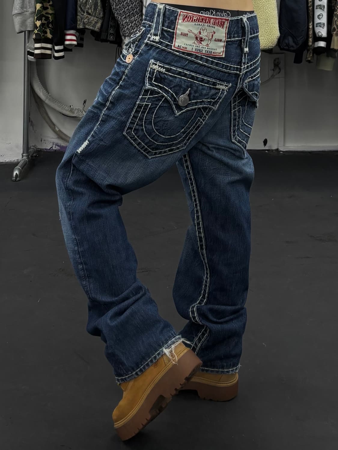 트루릴리전 스티치 데님팬츠 상품이미지3