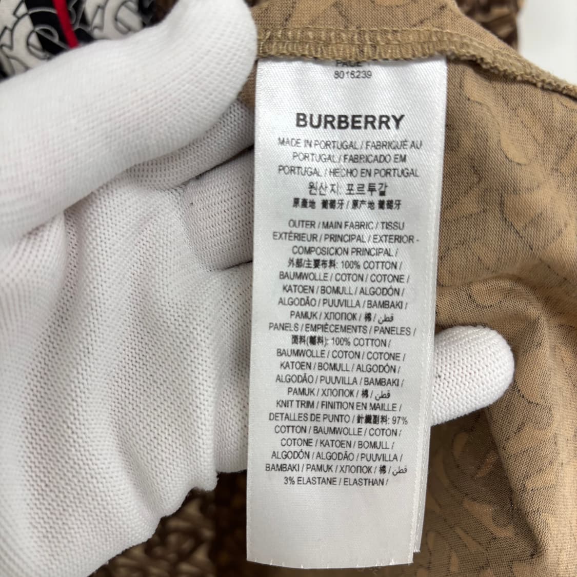 [L]버버리 모노그램 스트라이프 반팔티 상품이미지3