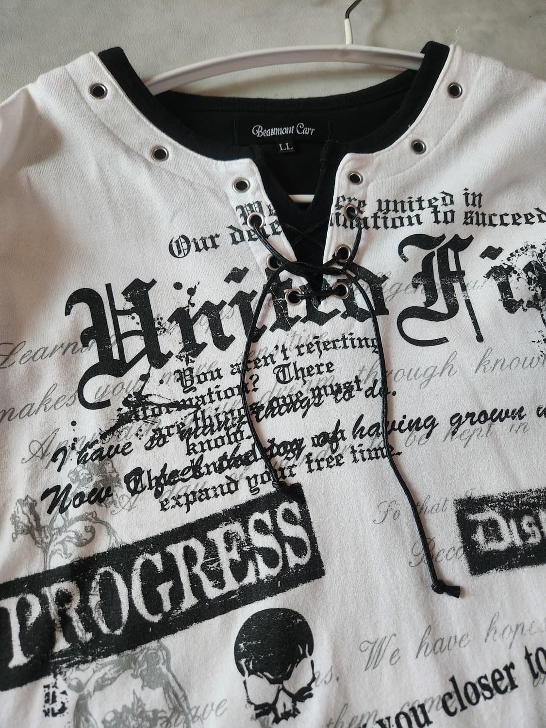 일본 Y2k 펑크 락시크 레이어드 롱슬리브 상품이미지4