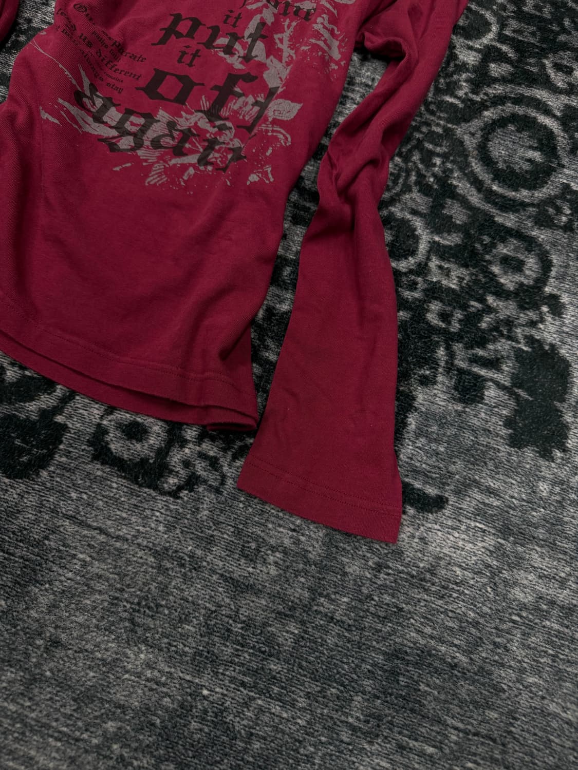 In the attic floral lettering half t shi 상품이미지5