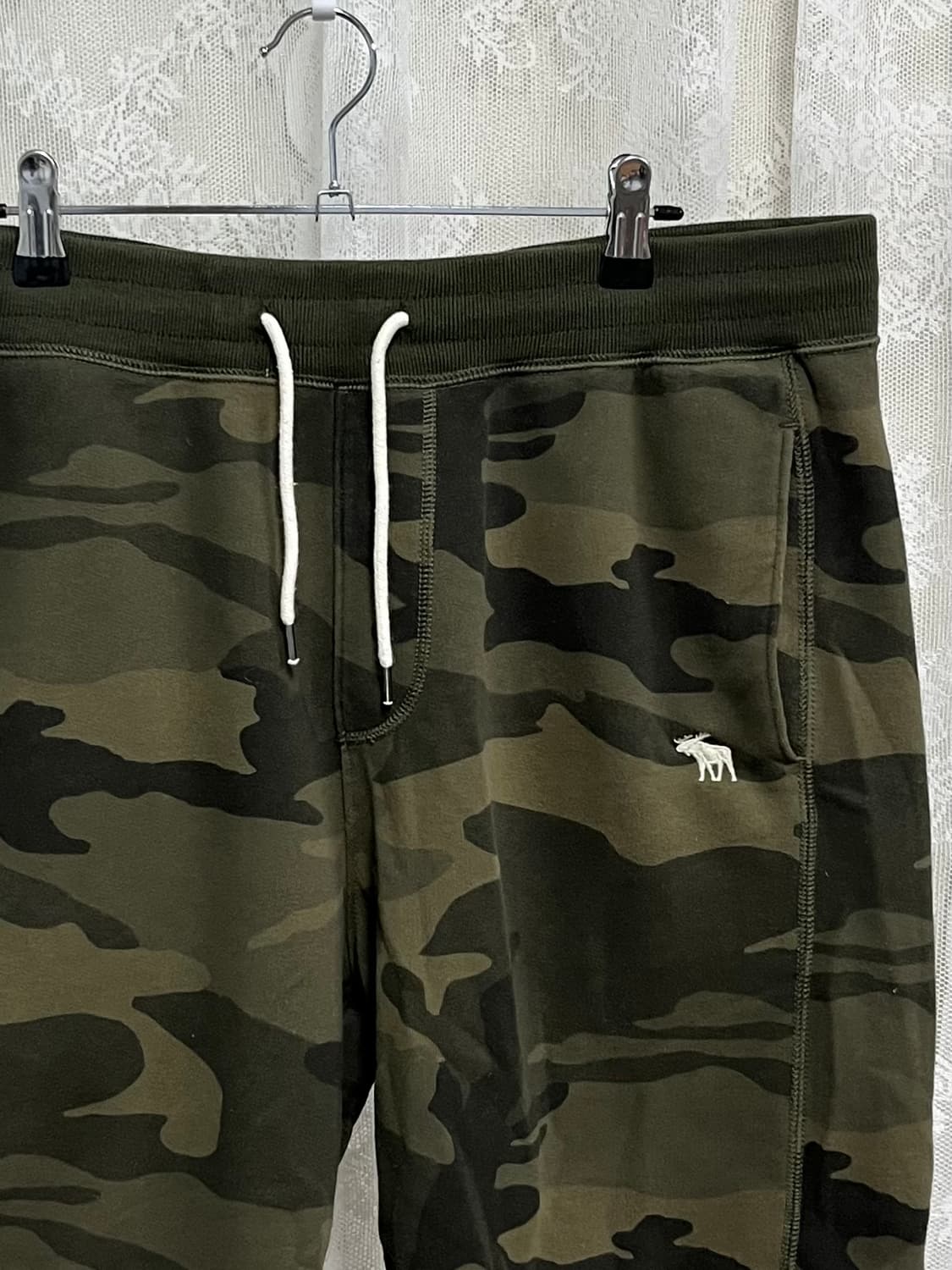 L) 아베크롬비 기모 반바지 카모플라쥬 상품이미지3