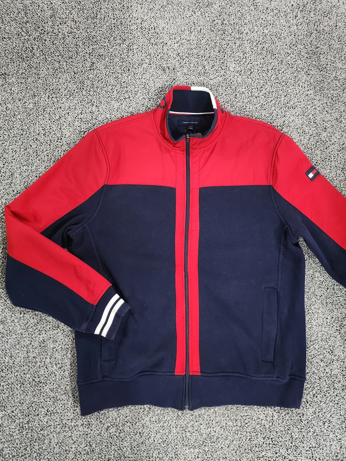 타미 힐피거(Tommy Hilfiger) 배색 집업 자켓 상품이미지1