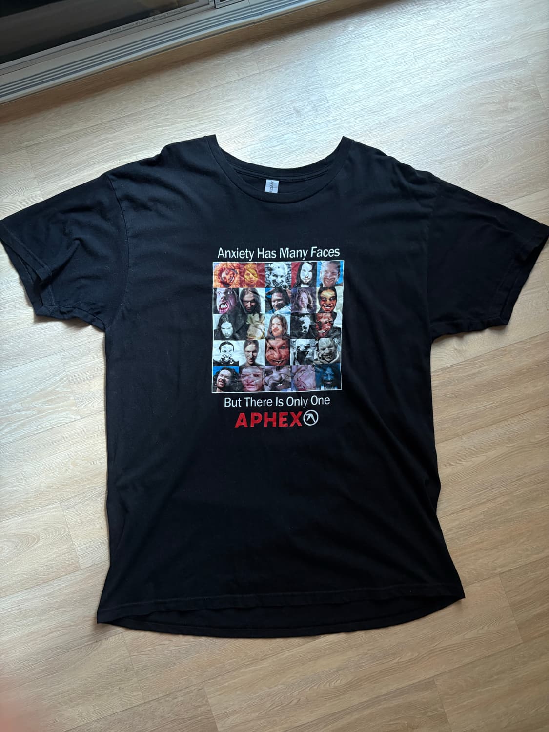 Aphex twin 에이펙스 트윈 부틀랙 빈티지 티셔츠 밴드티 xxl 상품이미지1