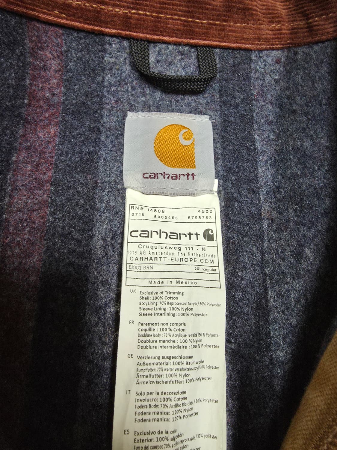 칼하트 J001 디트로이트자켓 상품이미지5