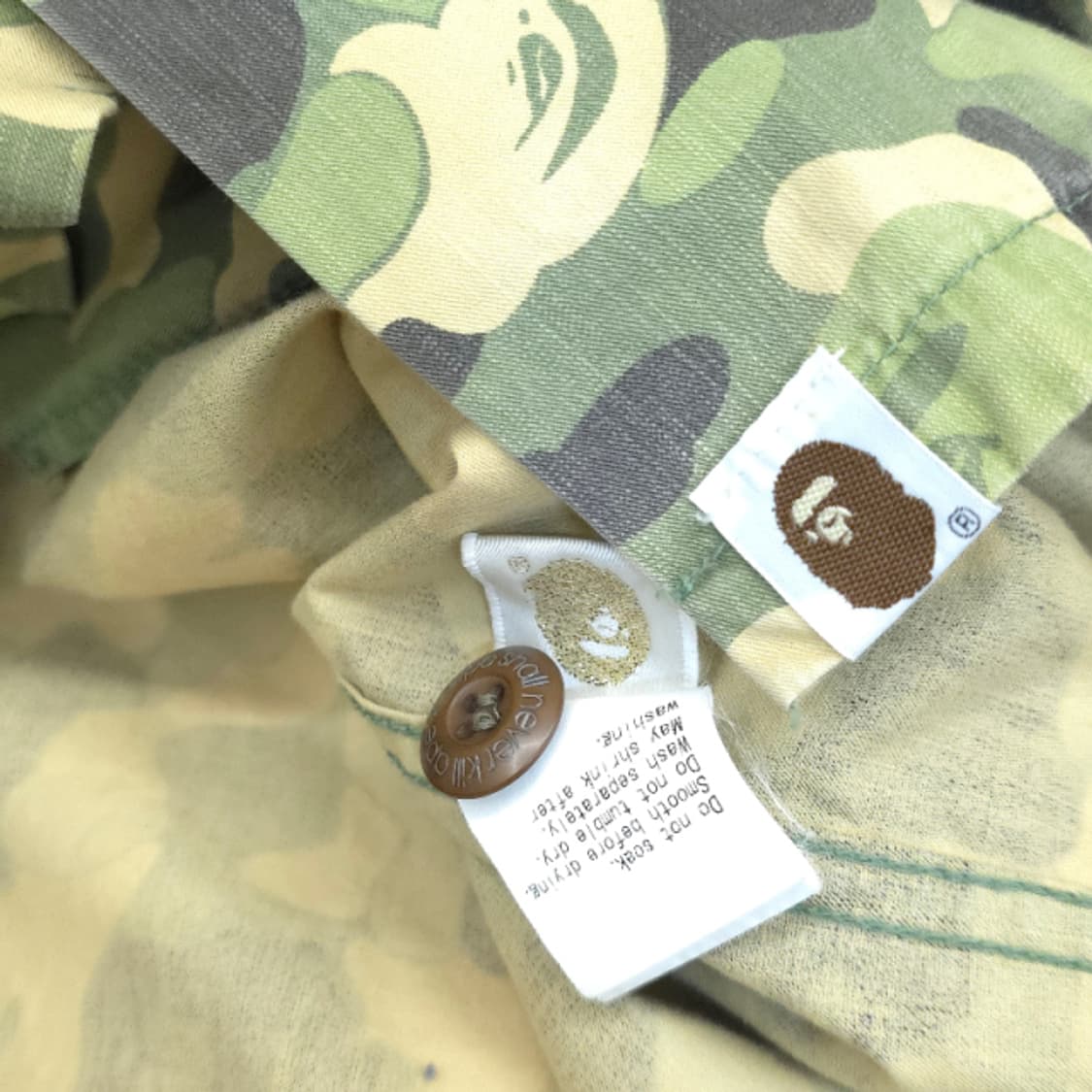 [A BATHING APE] 베이프 ABC 카모 밀리터리 셔츠! 상품이미지7
