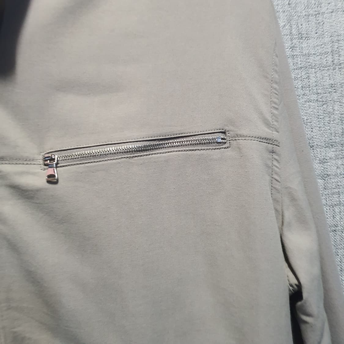 시스템 지퍼 헨리넥  넥트임 긴팔 셔츠  상품이미지3