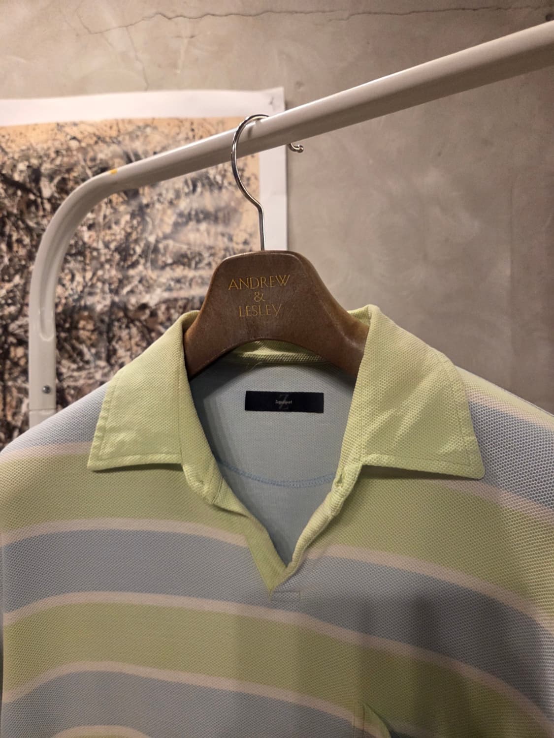 에르메네질도 제냐 스포츠 오픈칼라넥 티셔츠  상품이미지5