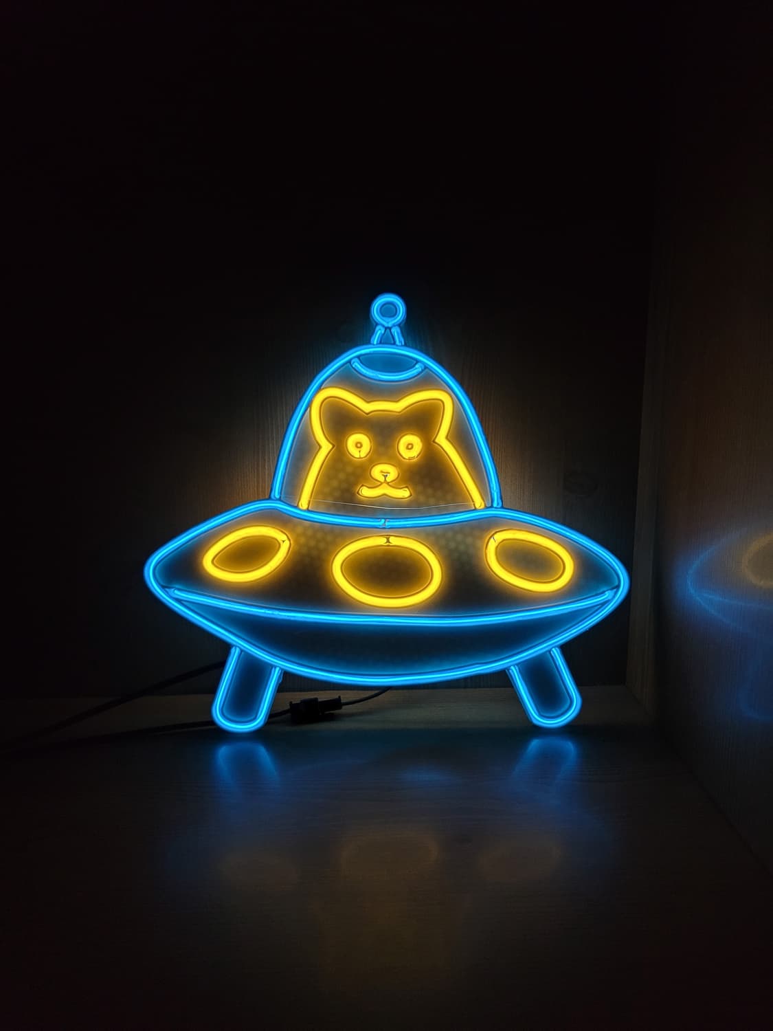 네온사인 햄스터 ufo 외계인 led 램프 무드등 조명 상품이미지4