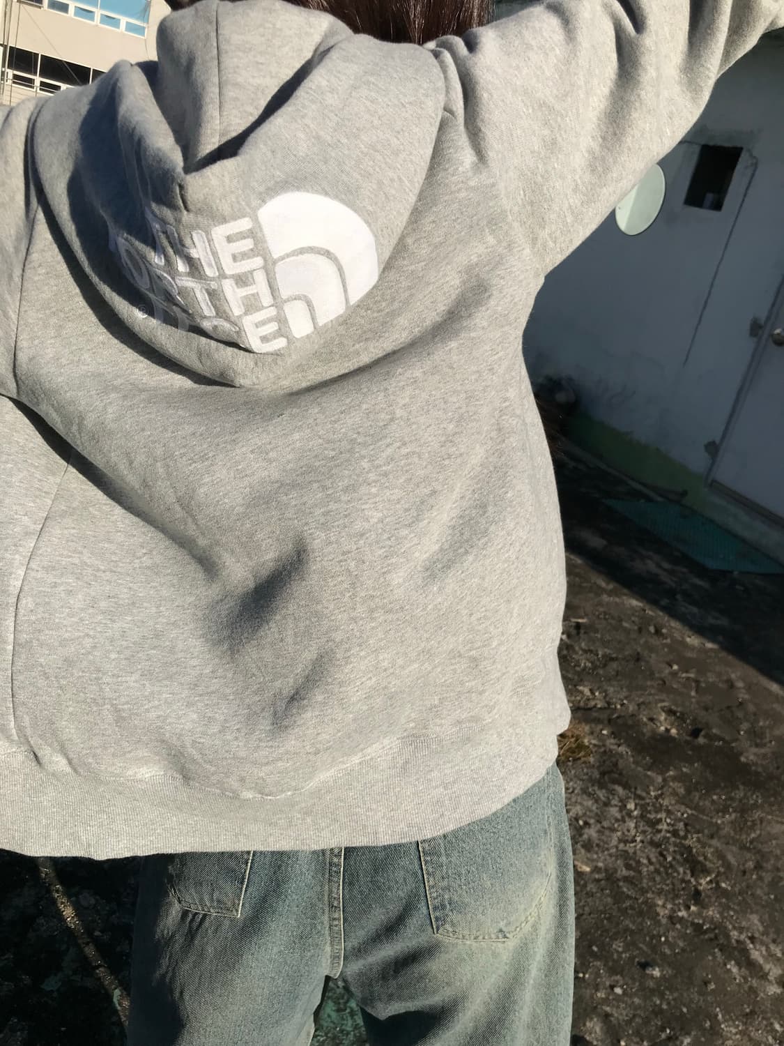 노스페이스 그레이 후드집업  상품이미지5