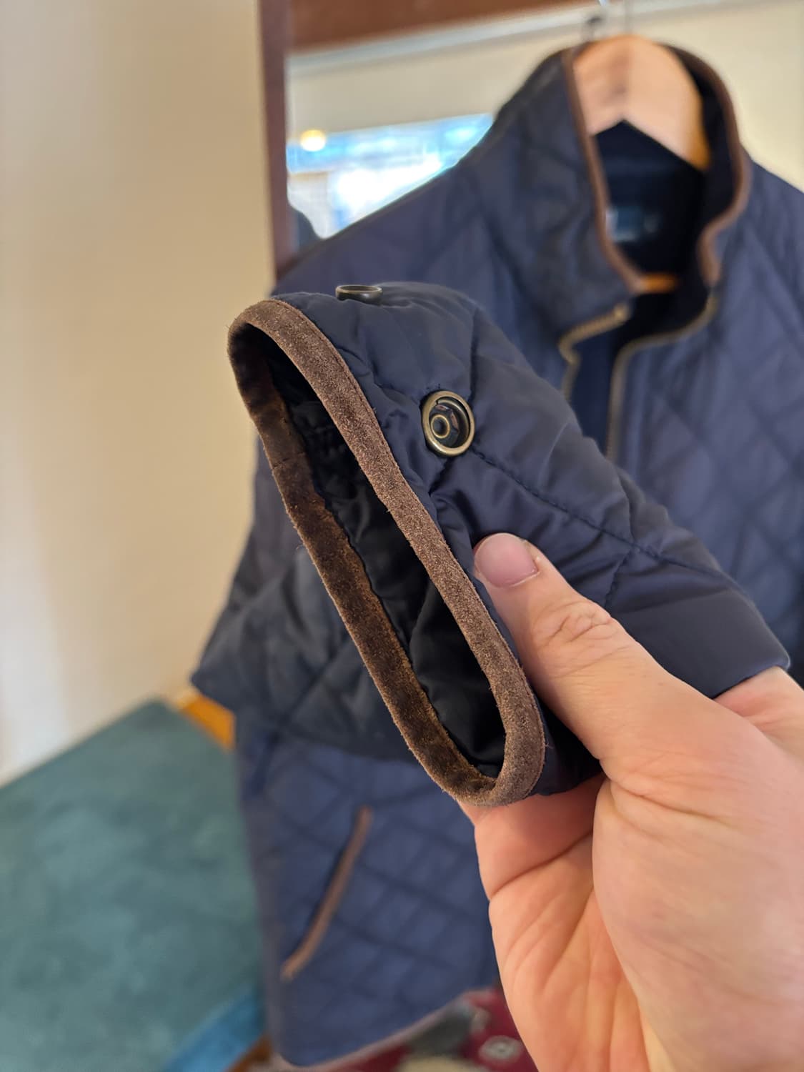 폴로 랄프로렌 네이비 퀼팅 자켓 상품이미지8