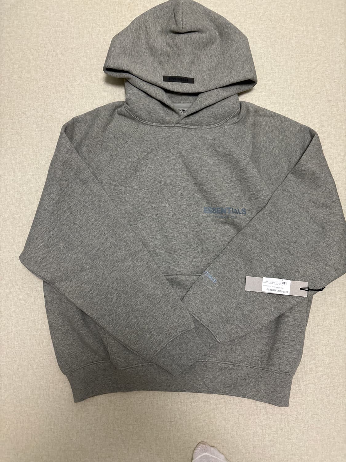 피어오브갓 에센셜 21FW 코어 컬렉션 후드 다크 헤더 오트밀 상품이미지1