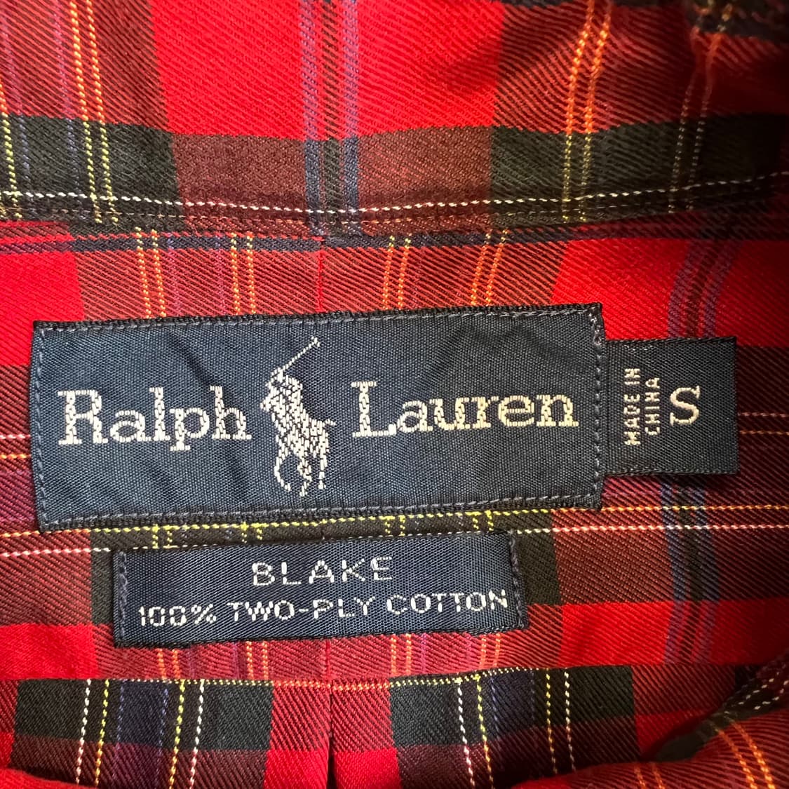 랄프로렌 체크 셔츠 상품이미지4