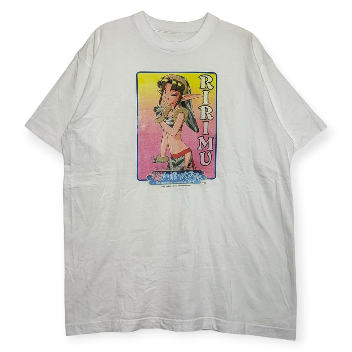 90s 두근두근 나이트메어 ririmu 캐릭터 티셔츠 상품이미지1