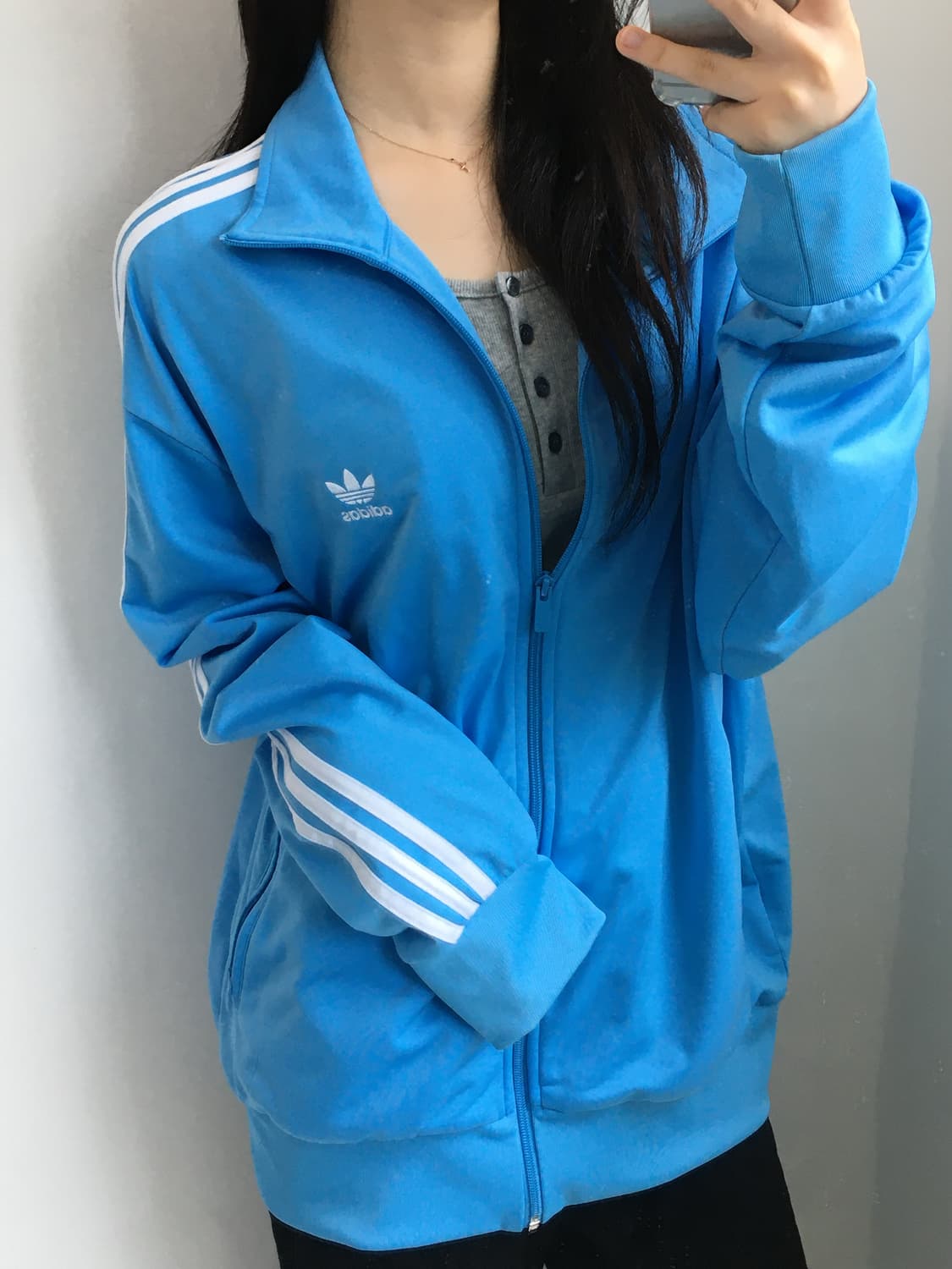 Adidas 아디다스 스카이블루 신형 파이어버드 트랙탑 상품이미지2