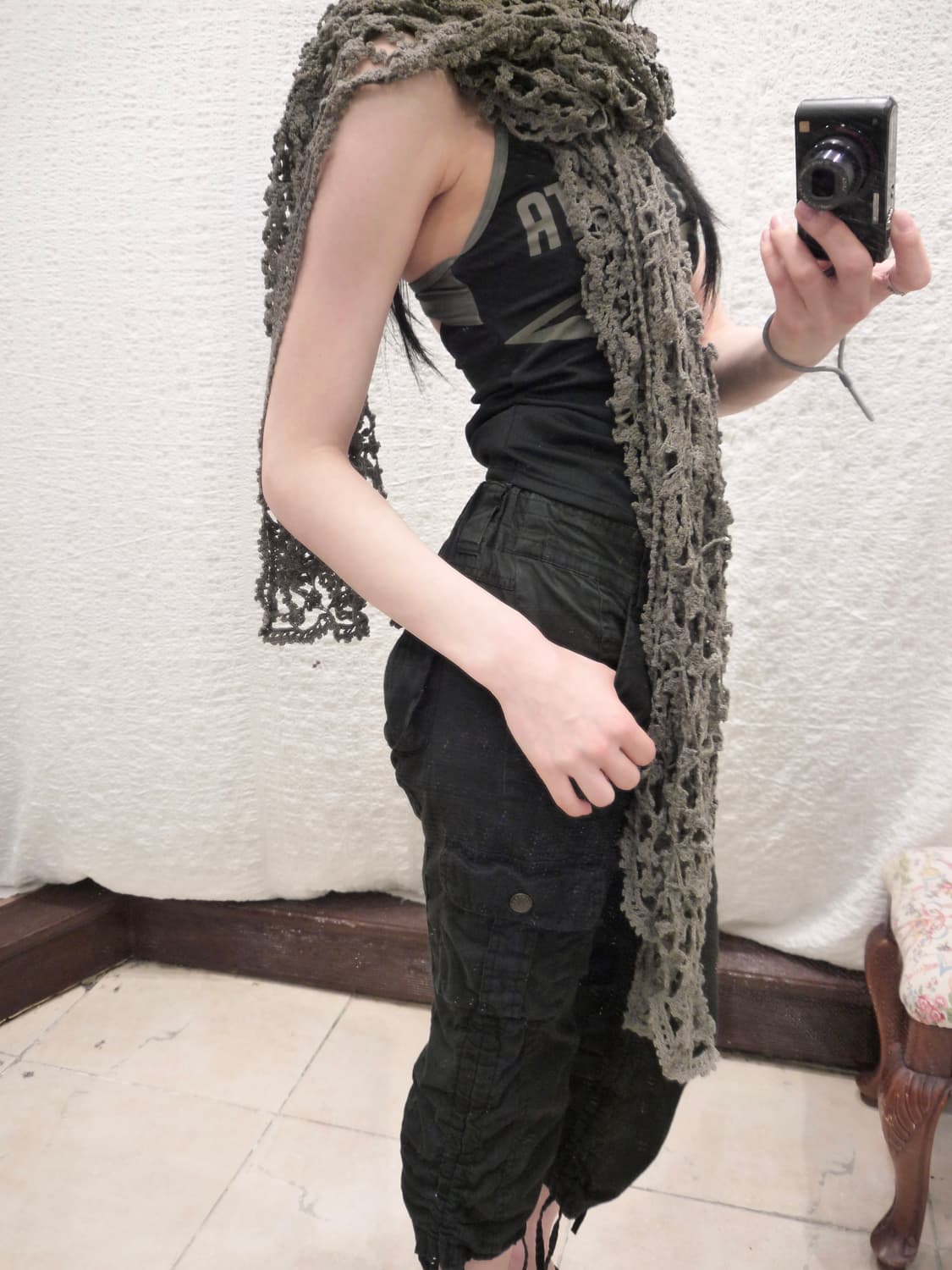 Crochet summer hoodie scarf 상품이미지8