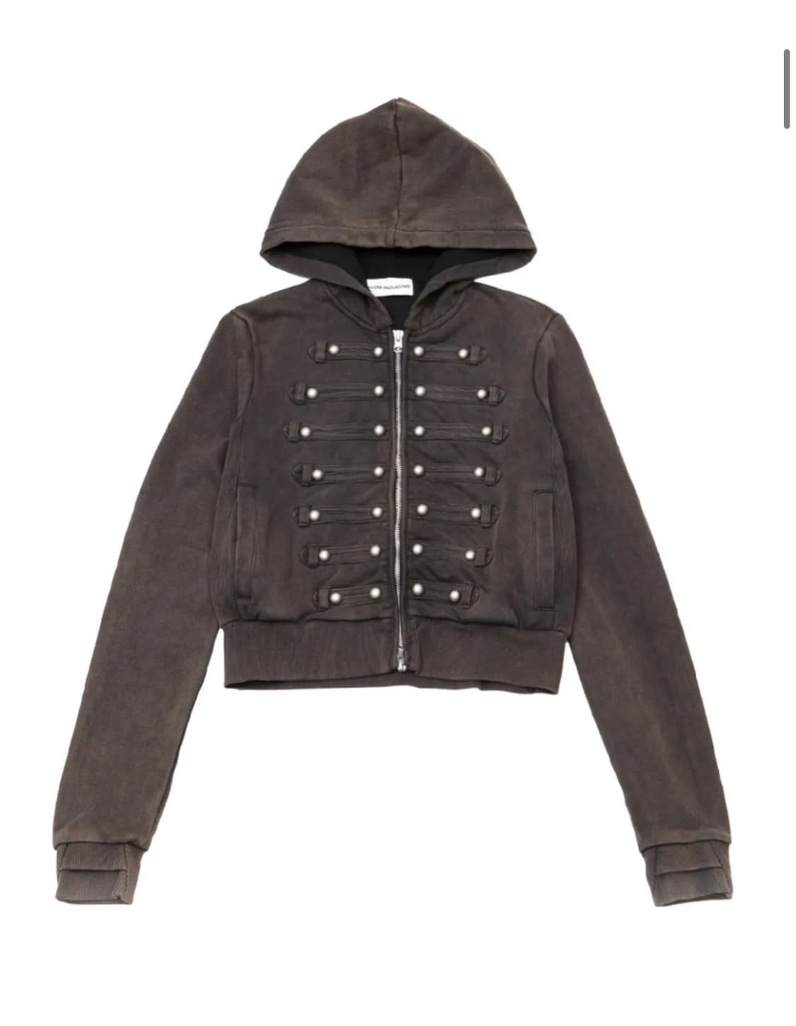스키즘인듀싱 나폴레옹 후드집업 HUSSAR ZIP HOODIE BLACK 상품이미지1