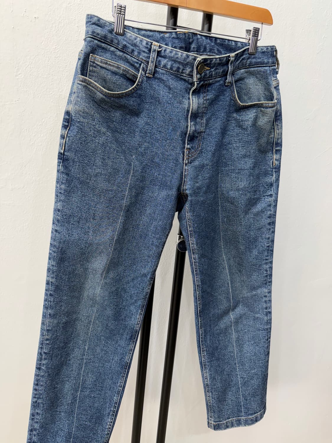 정품) 솔리드옴므 로고 청바지 50(32-33) 상품이미지2