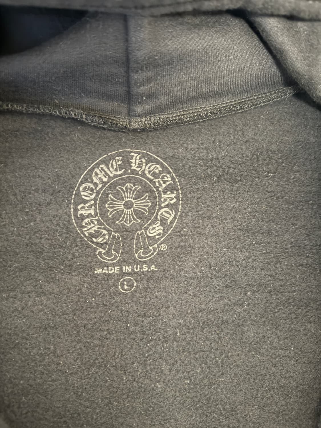 크롬하츠 플로랄 홀스슈 퍽 유 로고 후드집업 L사이즈 상품이미지6