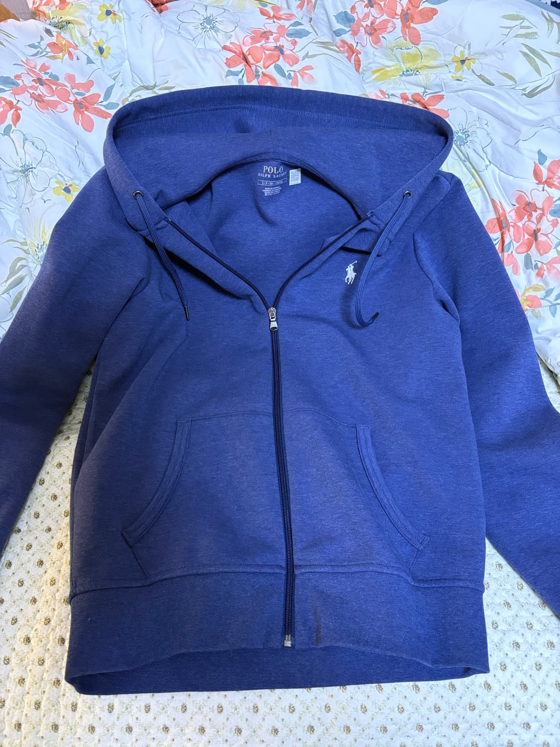 폴로 더블 니트 후드집업 상품이미지1