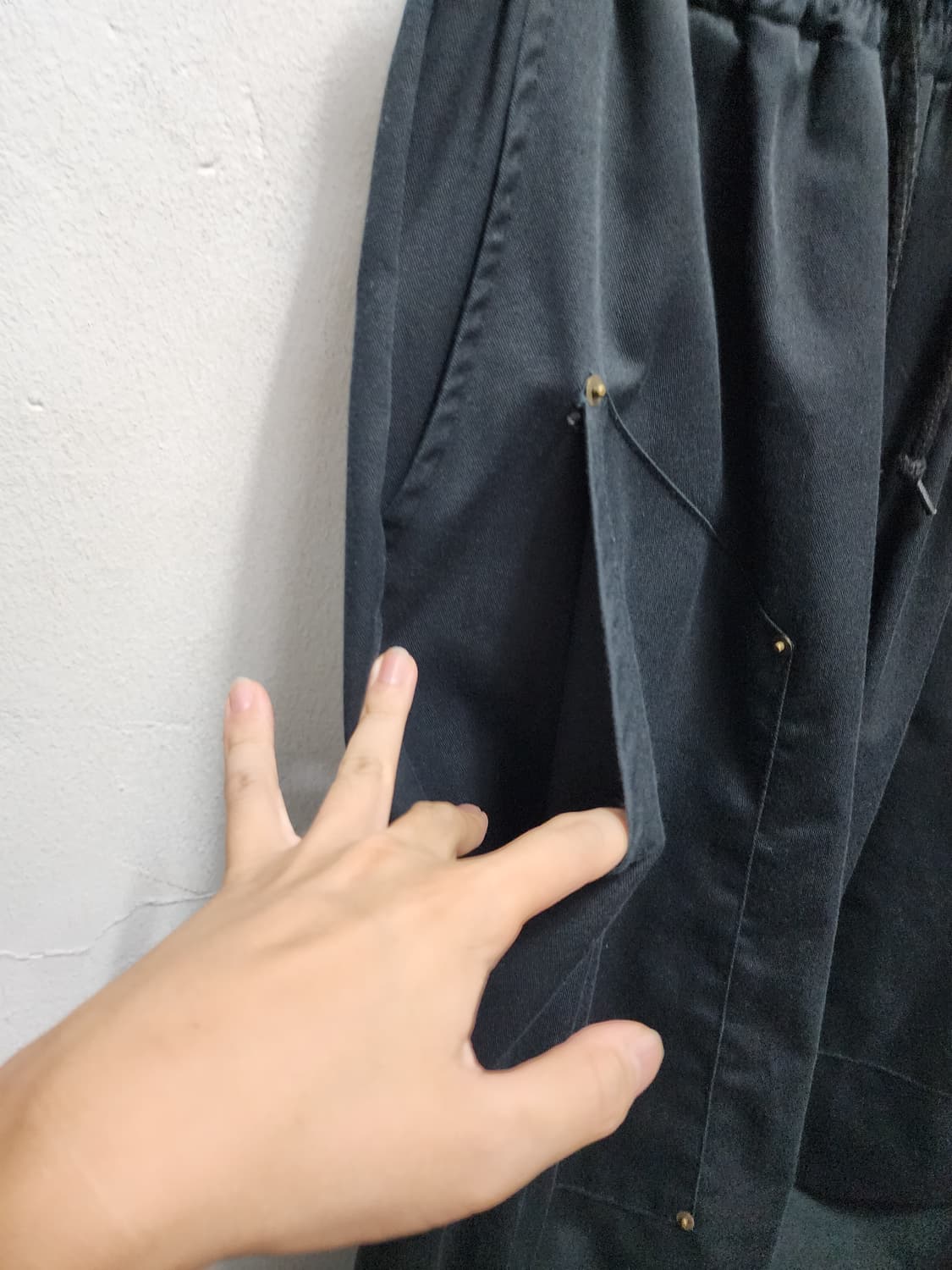 블랙 벌룬핏 2중포켓 파라슈트  상품이미지3