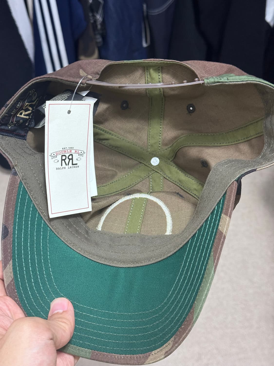 RRL 볼캡 카키 새상품 상품이미지2
