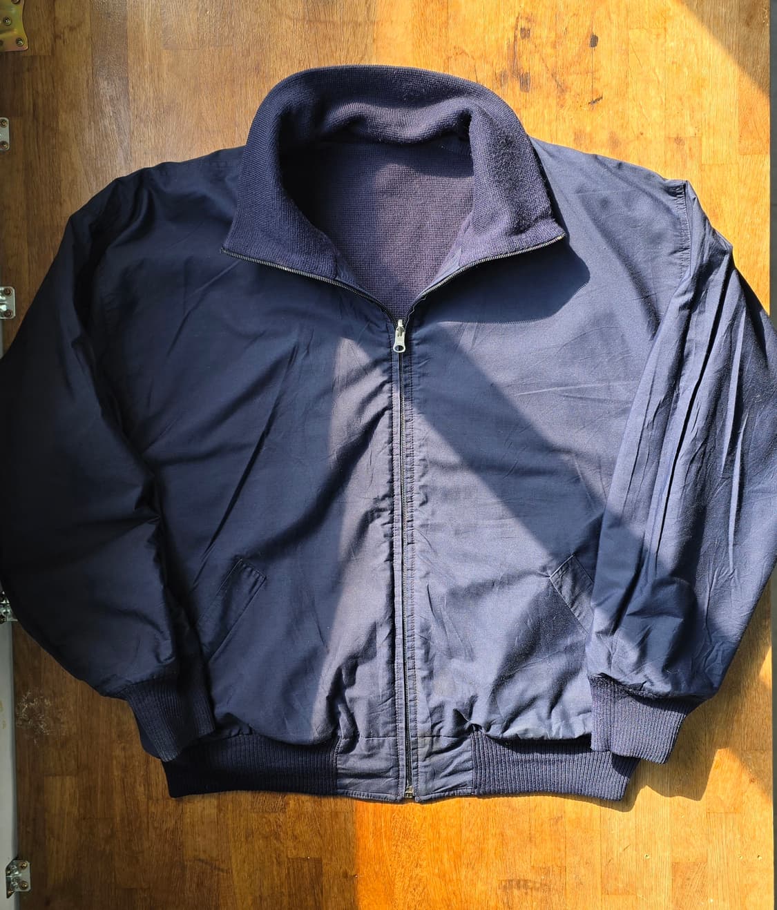 레어) 이태리  리버시브 블루종 자켓 윈드브레이커 XXL 상품이미지5