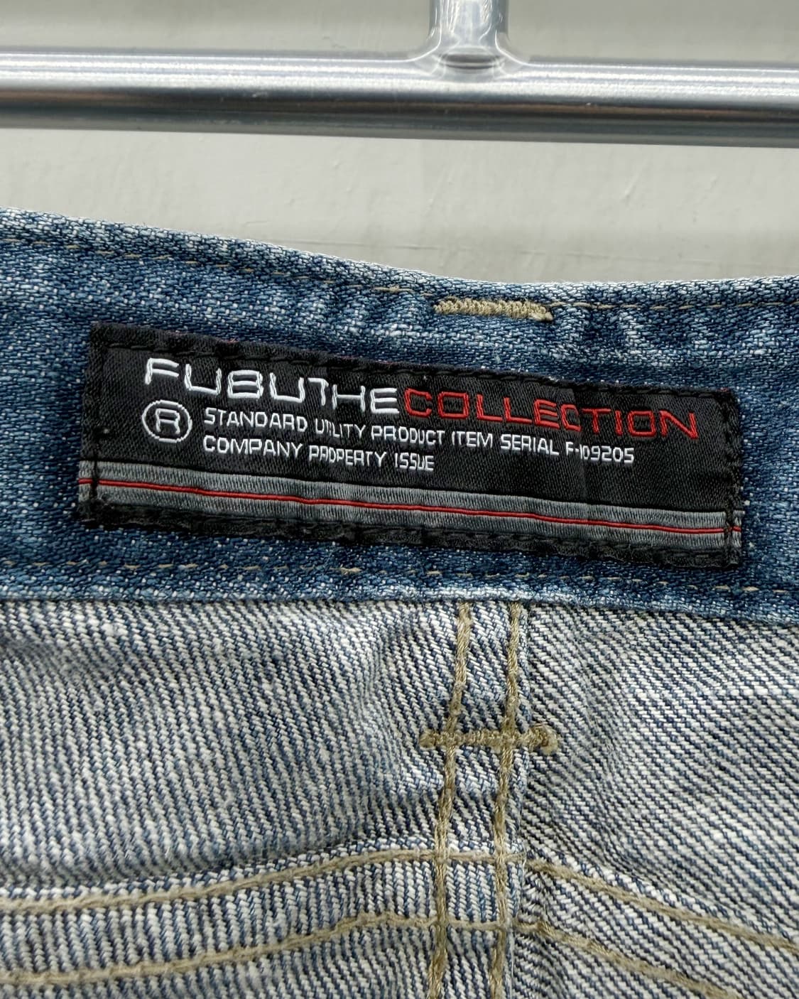 Fubu 00s 패치워크 인디고 데님 팬츠 상품이미지9