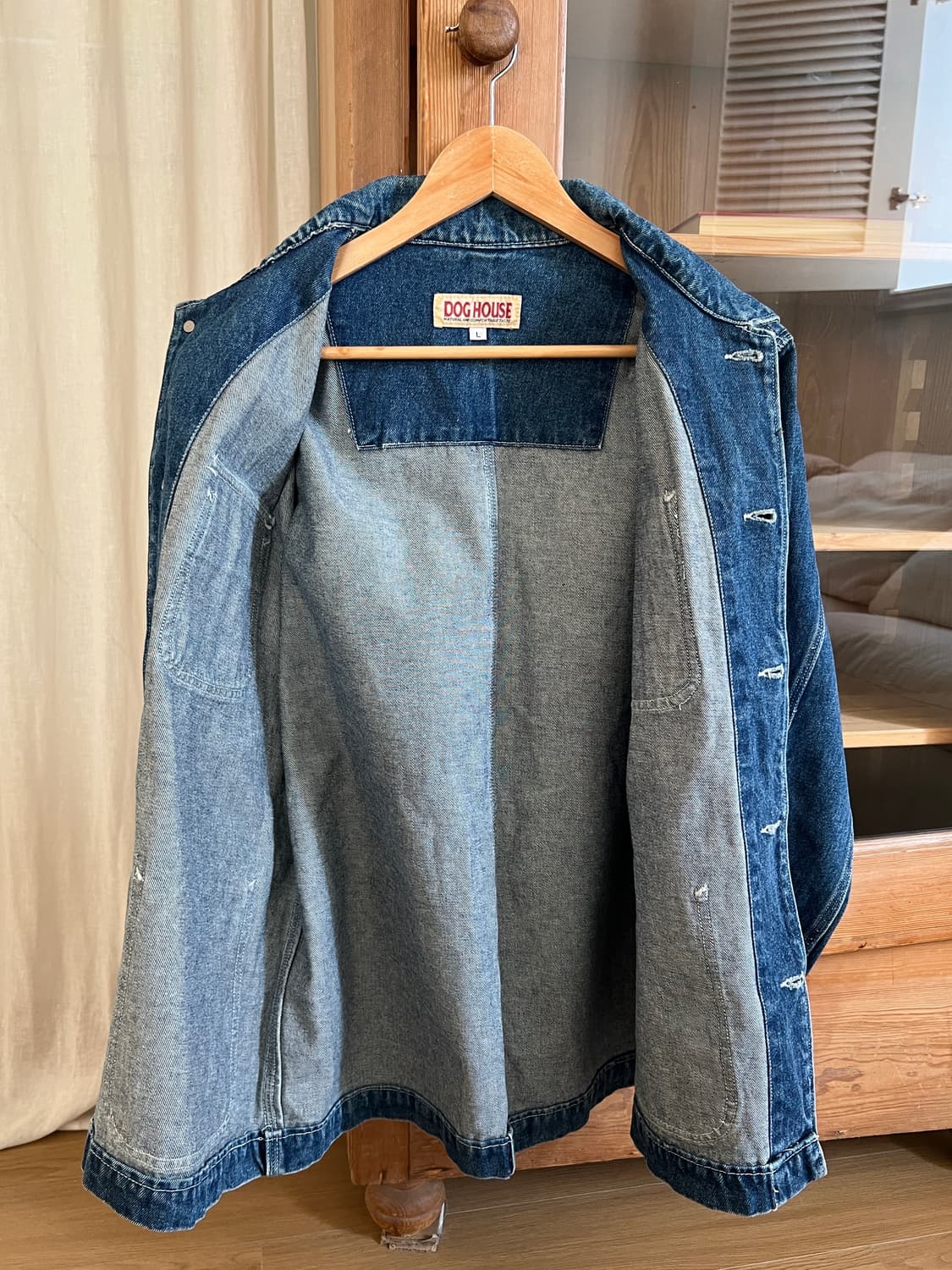 90s DOG HOUSE 데님 워크 자켓 상품이미지4