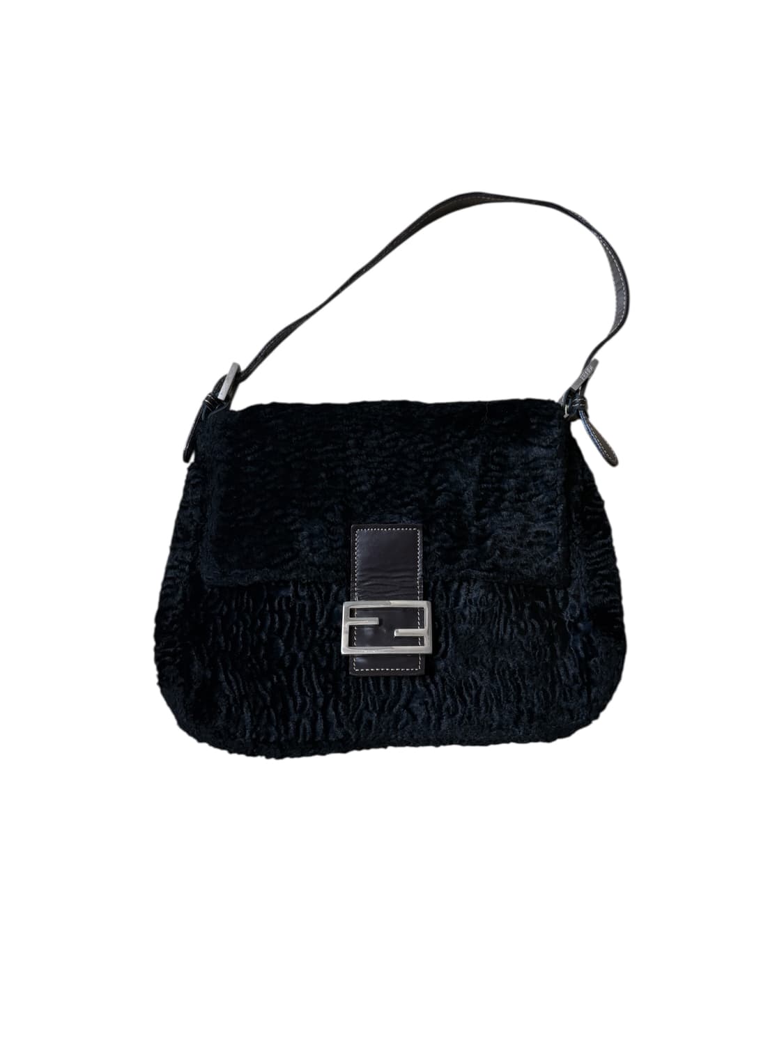 Fendi  s.a.s Faux Fur Baguette Bag 상품이미지1