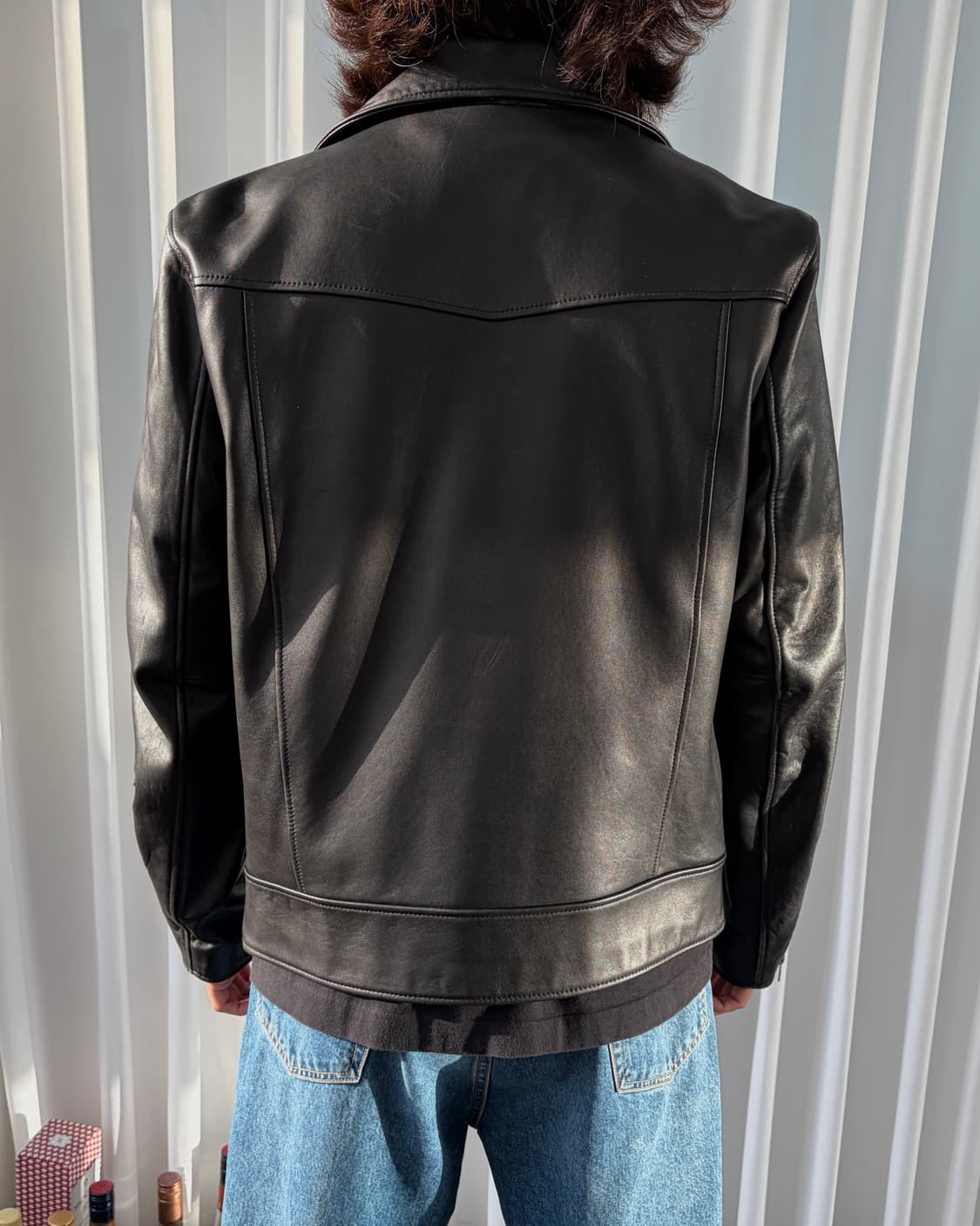 [L]비바스튜디오 테리 라이더 램스킨 양가죽 자켓 상품이미지5