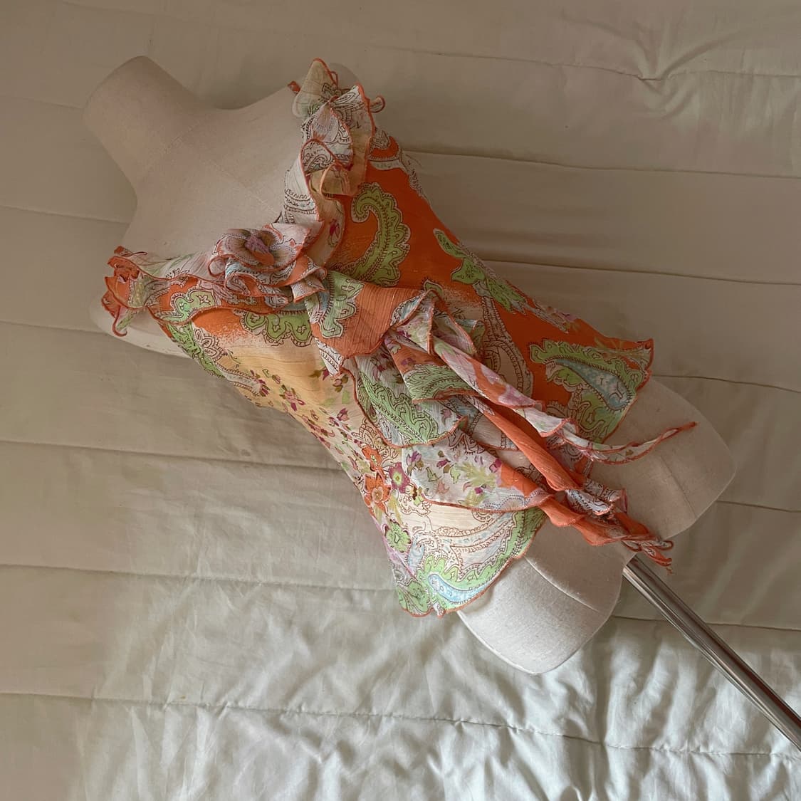 빈티지 나시 오리엔탈 나시 히피페어리 페어리 나시 셔링 나시 그런지페어리 상품이미지1