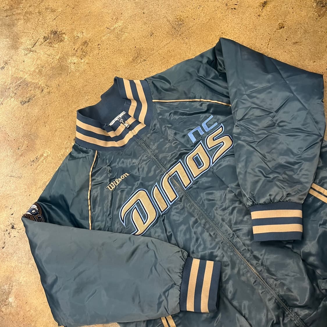 [XL] 윌슨 NC 다이노스 야구 점퍼 블루종 b16 상품이미지1