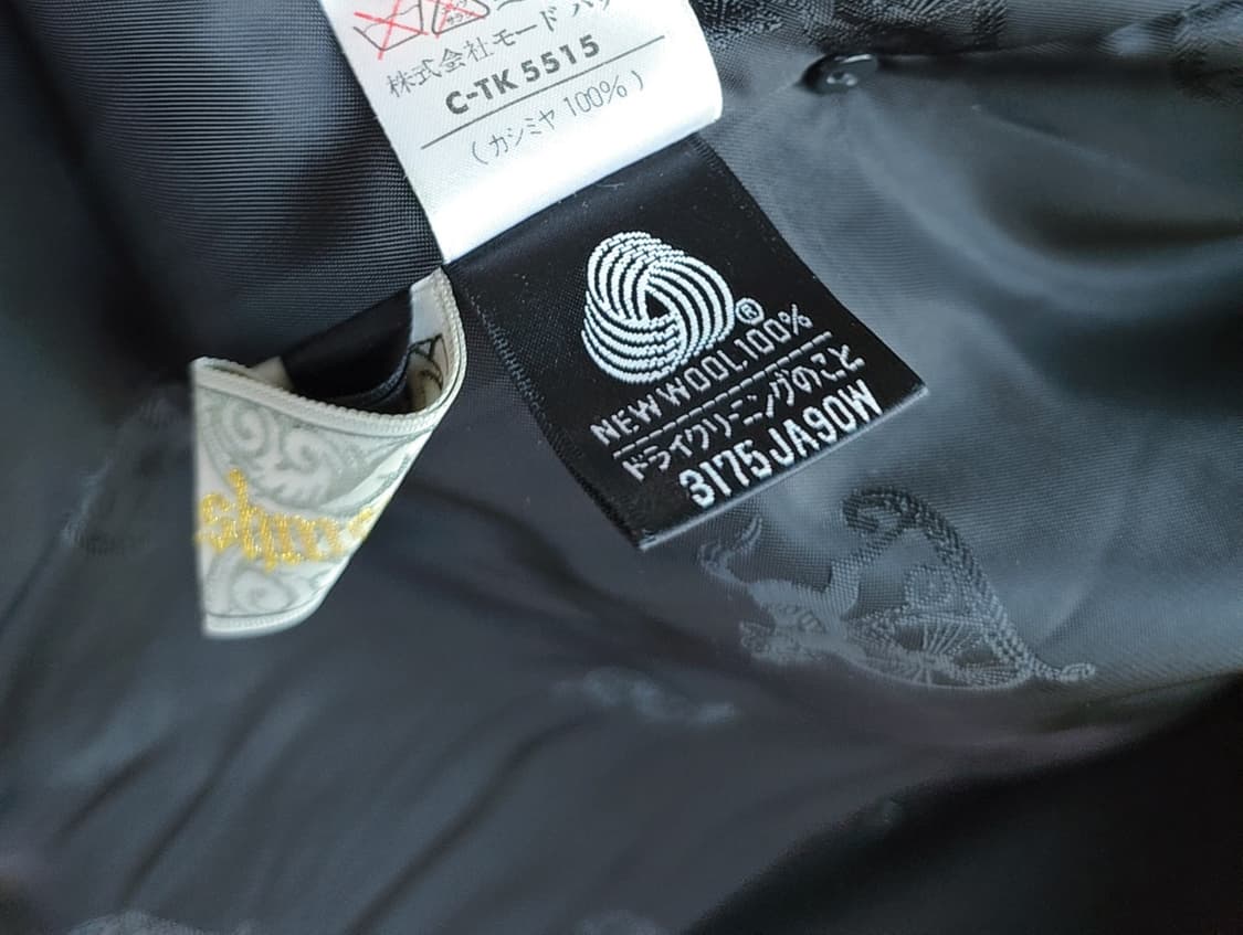 캐시미어 100 블랙 코트 상품이미지9