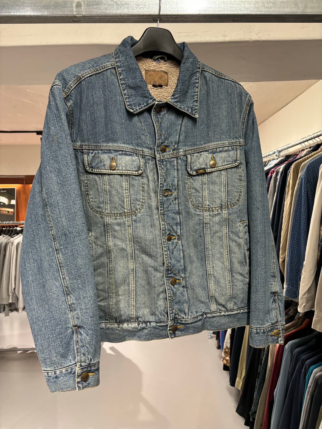 90s Lee 쉐르파 데님 자켓 상품이미지3
