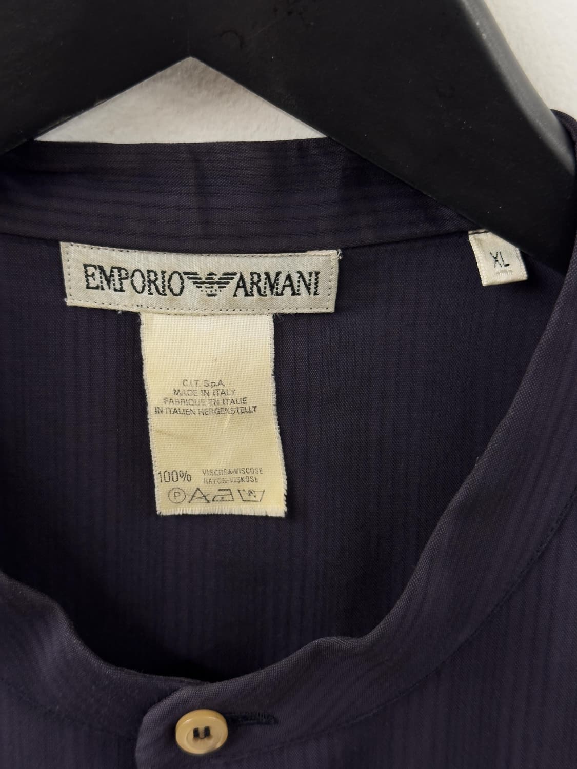 90s 엠포리오 아르마니 슬리브리스 셔츠 상품이미지6