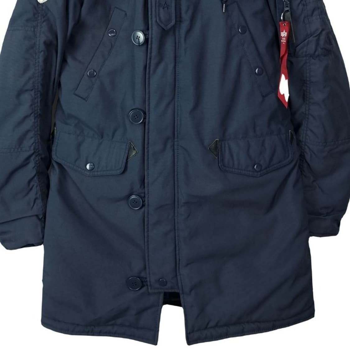 [알파인더스트리스] 밀리터리 N3B 플라이트 야상 네이비 M17615 상품이미지5