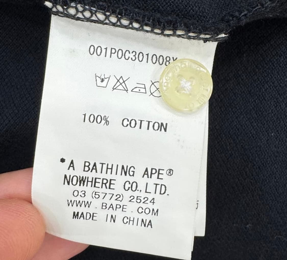 L BAPE 베이프 샤크 PK 반팔 카라티 상품이미지7