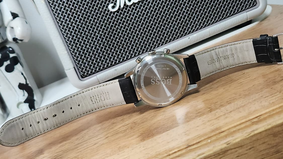 # 휴고보스 크로노 가죽밴드 남성명품 시계 급처 상품이미지7