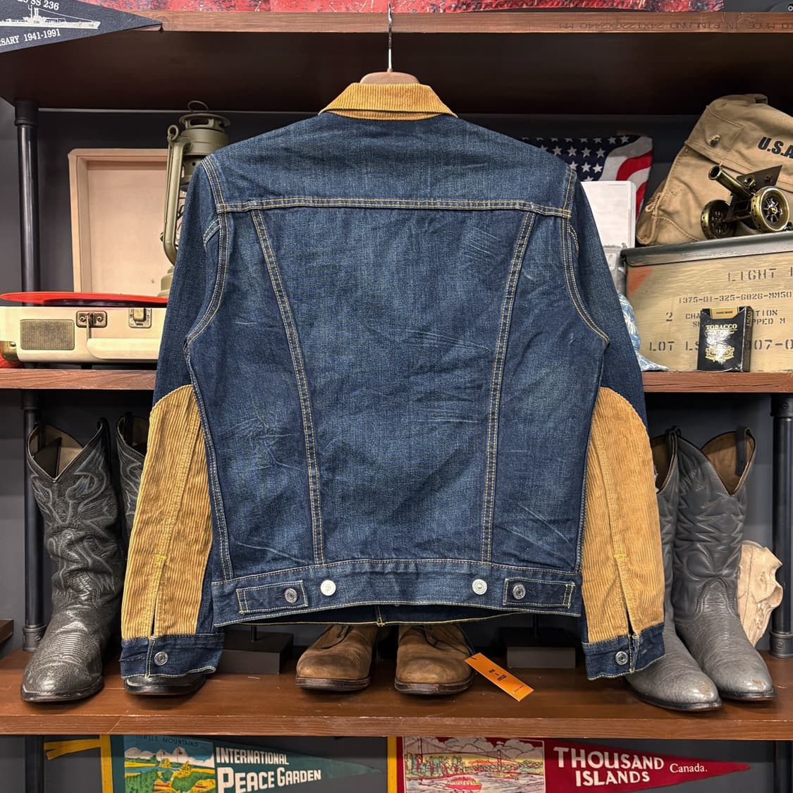 현행 리바이스 타입3 코듀로이 카라 패치 데님 트러커자켓 N614 상품이미지2