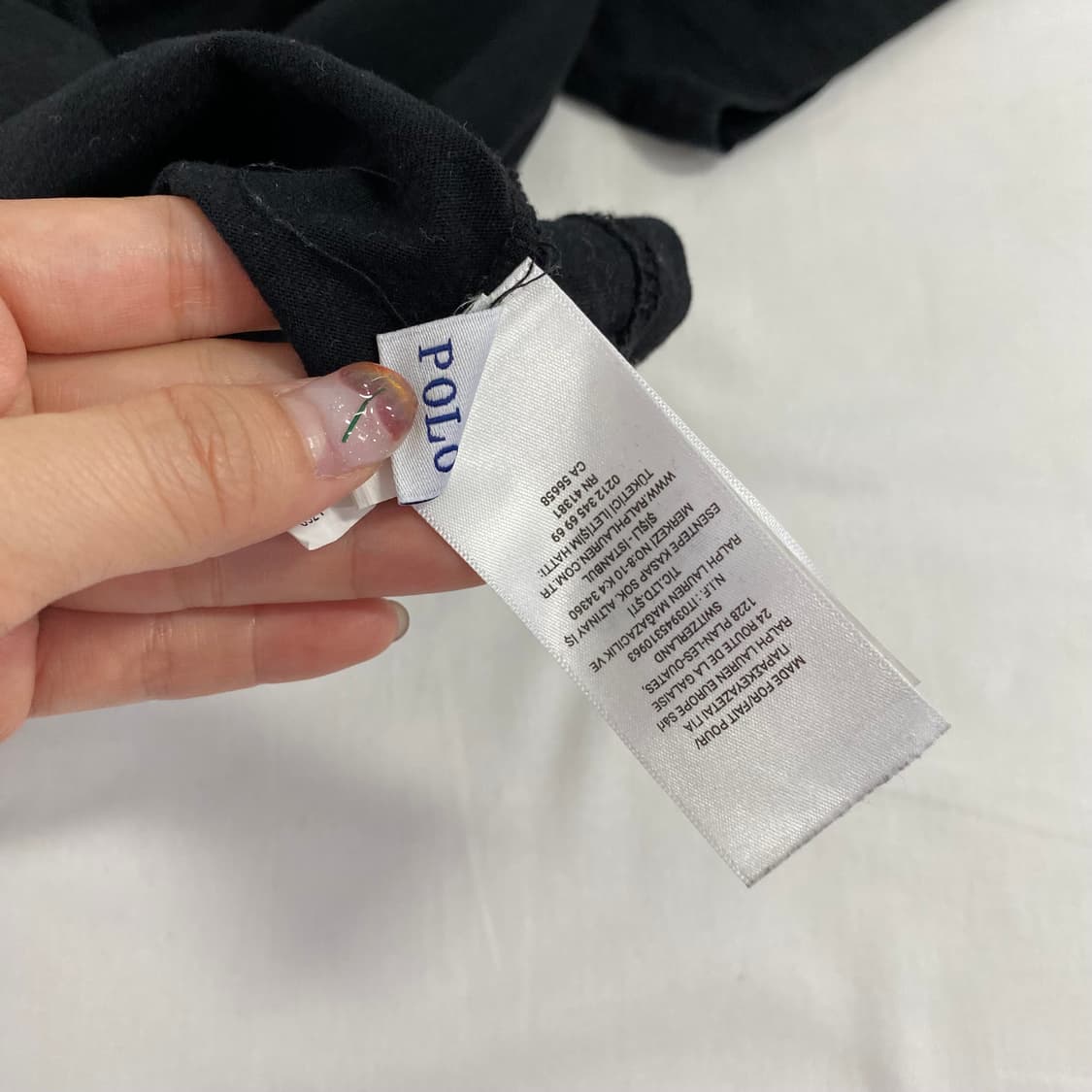 폴로 랄프로렌 클래식 블랙 반팔 XL 상품이미지4