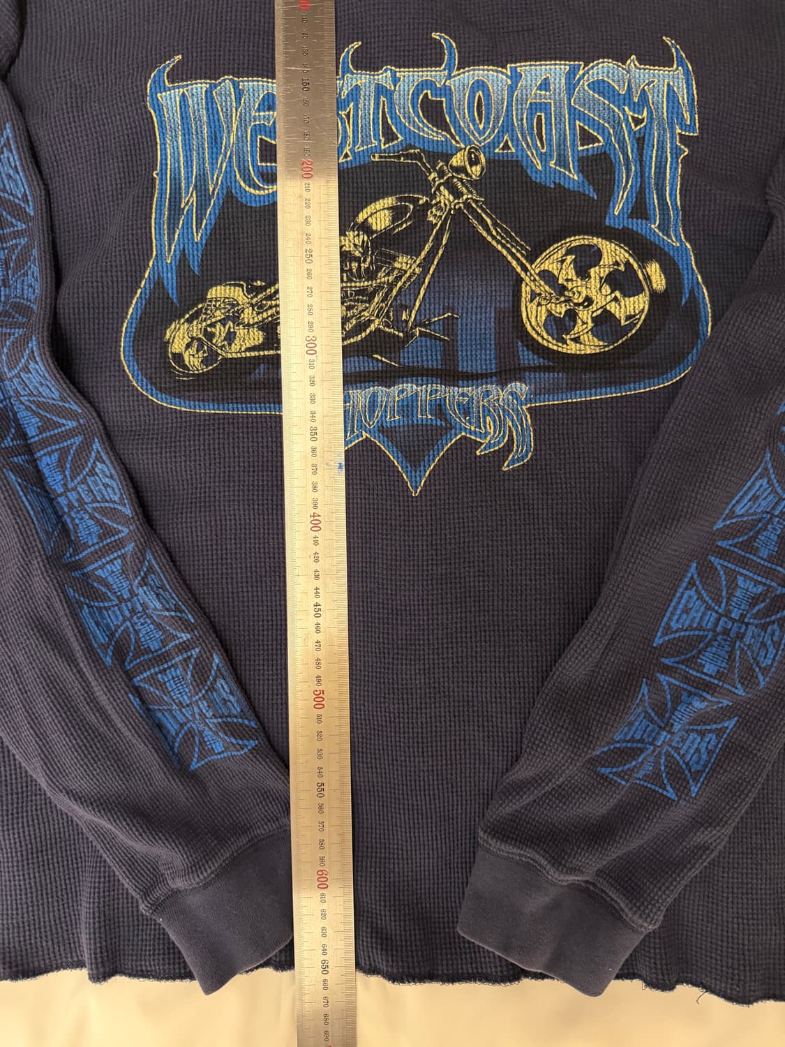 90s 웨스트코스트 차퍼 thermal 네이비 롱슬리브 상품이미지5