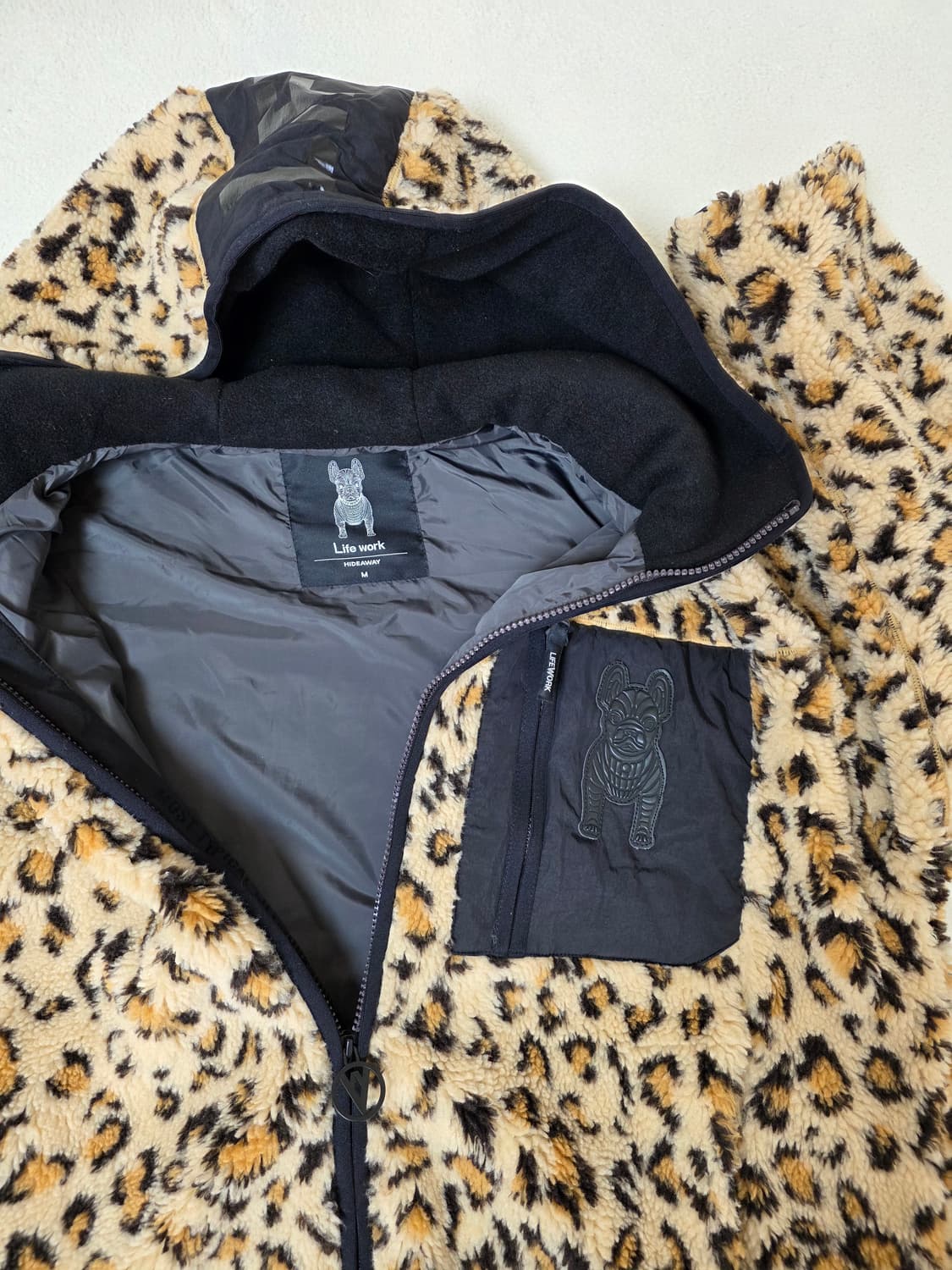 라이프워크  쉐르파 후리스 후드 재킷 남여. M 상품이미지5