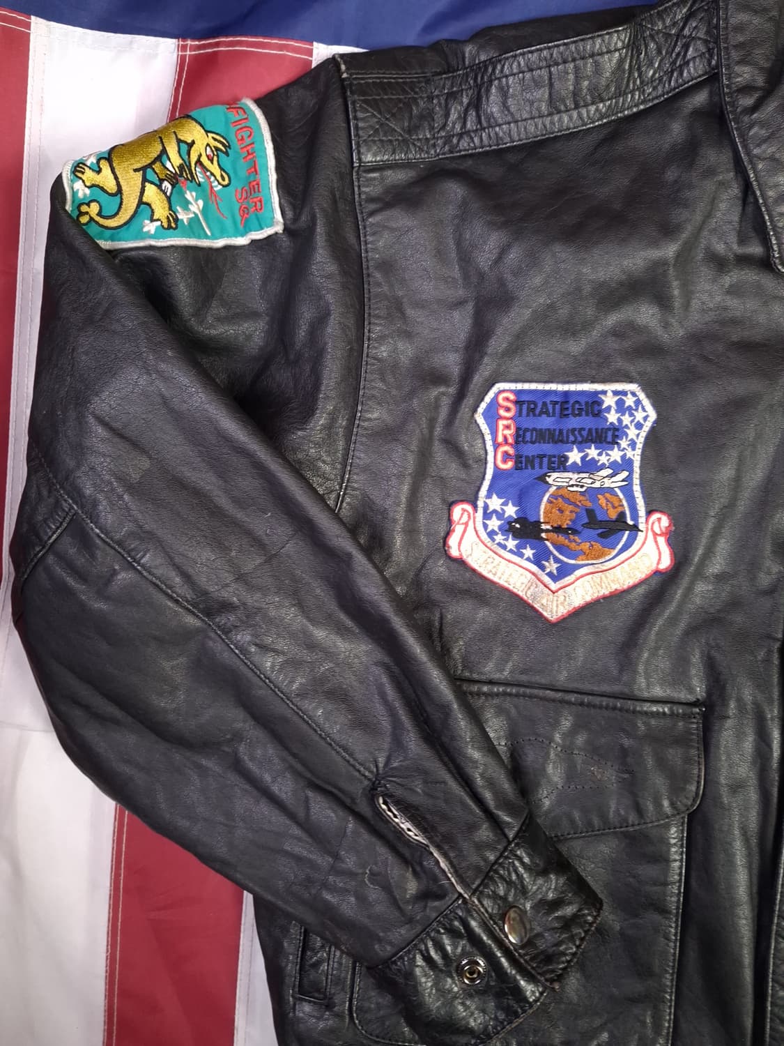 밀리터리 A-2 미공군 TYPE 리얼레더 항공자켓 상품이미지6