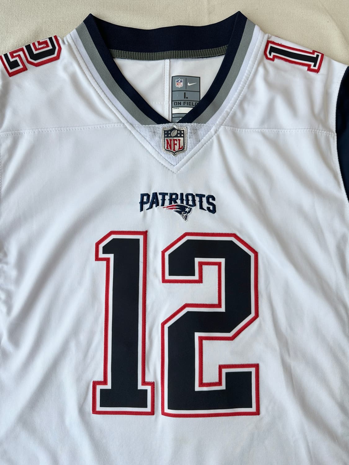 나이키 뉴잉글랜드 패트리어츠 톰 브래디 NFL 져지 화이트 L 상품이미지5