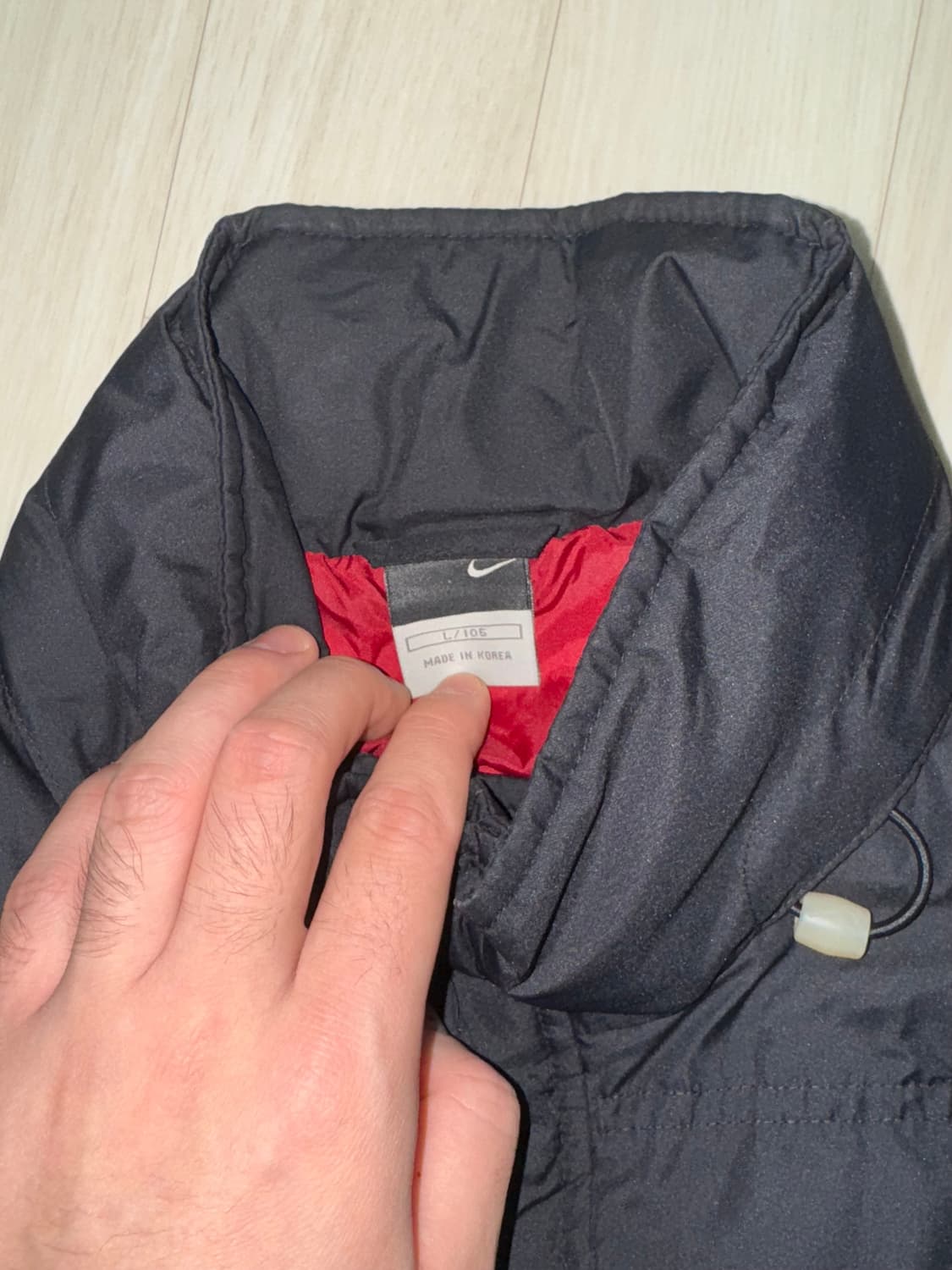 (00’s)나이키 맨유 블랙 패딩 (size-L)  상품이미지4